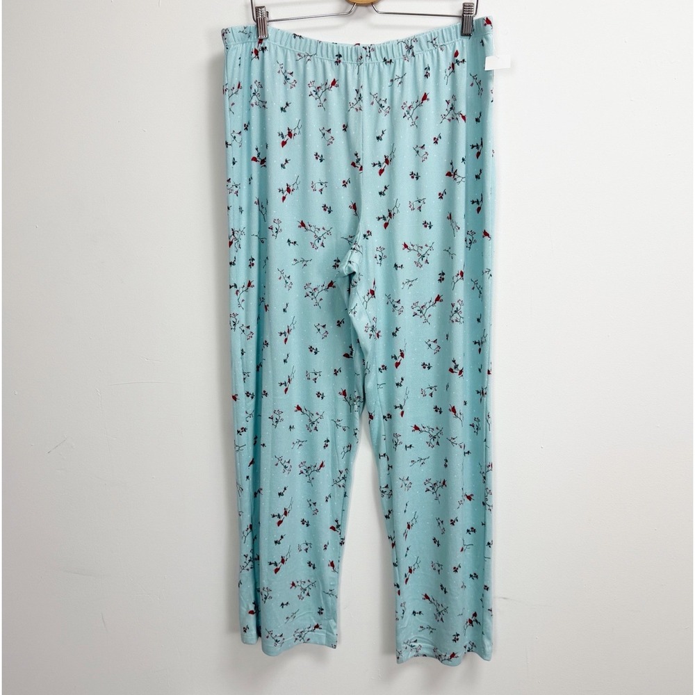Charter Club Pants Womens XL Blue Cardinal PJs Pajama Sleep Bottoms NWT